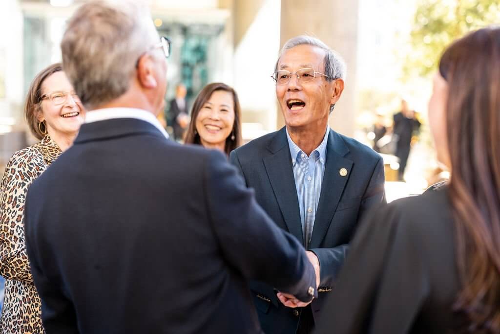 man shaking hands