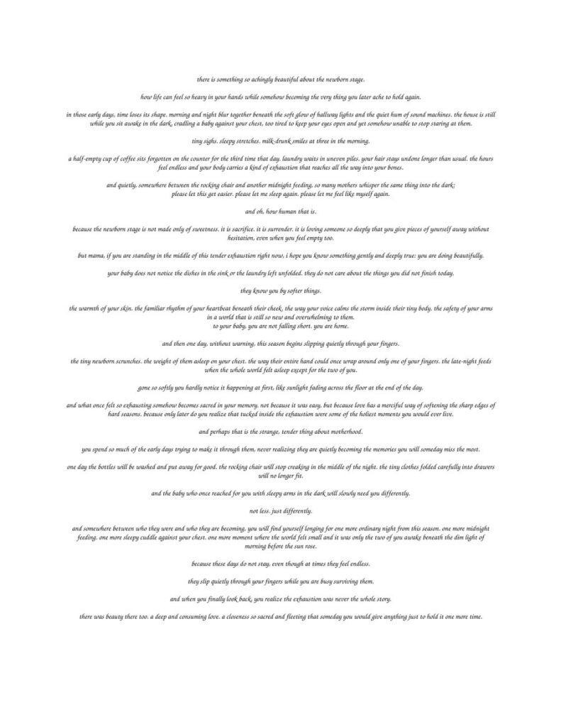 First page of literary work: Love Softens the Sharp Edges JENN GARCIA