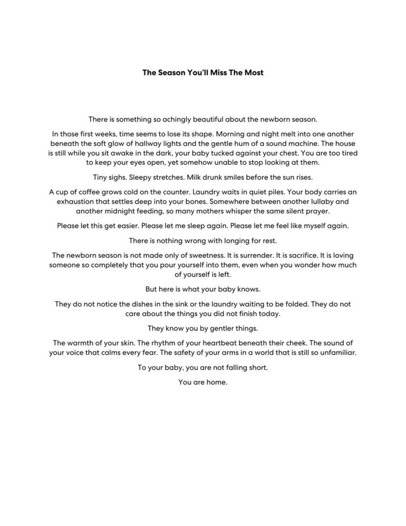 First page of literary work: THE SEASON YOU'LL MISS THE MOST JENN GARCIA
