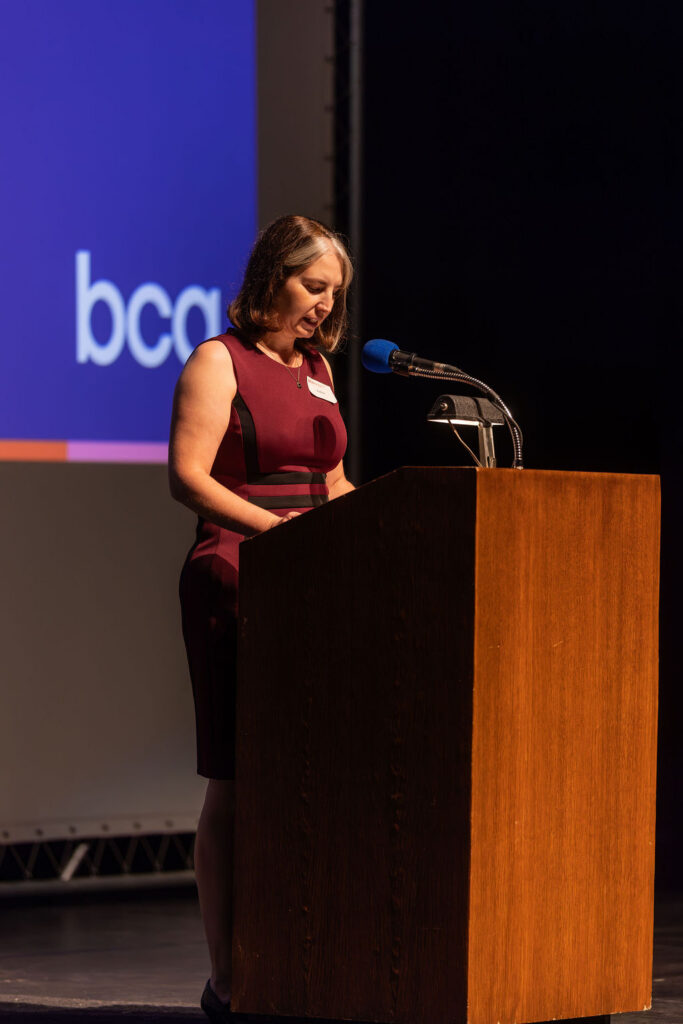 Kendra Unruh reading